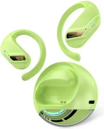 Auriculares Deportivos Bluetooth Vention Open Ear OpenBeat O12 NBUG0 con estuche de carga/ Verdes