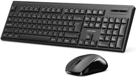 Teclado y Ratón Inalámbricos Vention Combo KTZB0-ES
