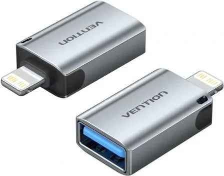 Adaptador OTG USB Vention CUCH0/ USB Hembra - Lightning Macho/ Azul
