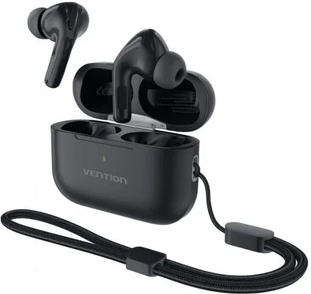 Auriculares Bluetooth Vention Echo Lite E11 Pro con estuche de carga/ Negros