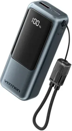 Powerbank 10000mAh Vention FKOH0/ 22.5W/ Gris