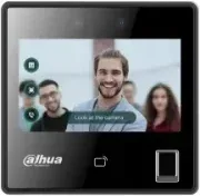 (Dhi-Asi3214A-W)  Dahua Lector de Control de Acceso Integrado Táctil Reconocimiento Facial+Contraseña+Tarjeta+Huella, Pantalla LCD 4.3", Cámara HD 2Mp