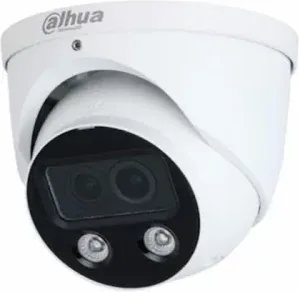 (Dh-Ipc-Hdw5449Hp-Ase-D2-0280B-Qh) Dahua Cámara IP Turret Wizmind Serie 5 4Mp con Inteligencia Artificial Pal Full-Color Soporta microSD 256GB Alarma Sensor Dual 2.8Mm