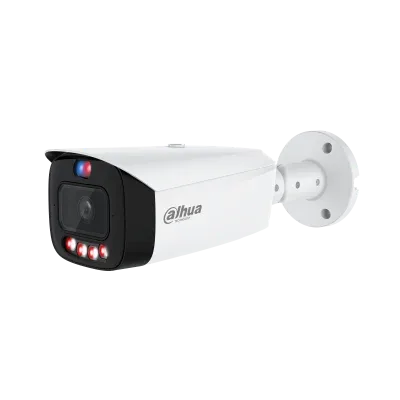 (Dh-Ipc-Hfw3849T1P-As-Pv-0280B-Pro) Dahua Camara IP Wizcolor Bullet Wizsense Serie 3 8Mp con Inteligencia Artificial, Soporta microSD 256GB, Tioc Pro Alarma In/Out, Acupick, Smd 4.0, 12 Vdc/PoE, Ip67, 2.8Mm
