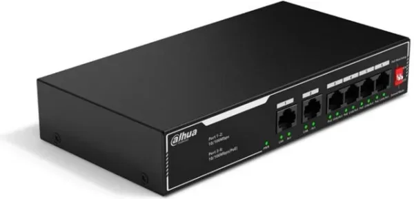 Switch it dahua dh - sf1006lp 6 puertos