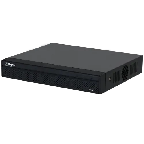 (Dhi-Nvr2104Hs-P-4Ks3) Dahua Grabador IP 4 Canales PoE 1Hdd 4K con Inteligencia Artifical Compact 1U Negro