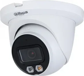 (Dh-Ipc-Hdw2449Tmp-S-Il-0280B) Dahua Cámara IP Turret Lite Wizsense Serie 2 4Mp con Inteligencia Artificial Pal Full-Color Soporta microSD 256GB LED Ir & Luz Blanca 2.8Mm