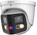 (Dh-Ipc-Pdw3849P-A180-E2-As-Pv-0280B) Dahua Cámara IP Domo Panorámica Tioc Duo Wdr Wizsense 2X4Mp LED Ir & Luz Cálida Ip67 Alarma Sonido / Luz Azul&Roja 2.8Mm PoE