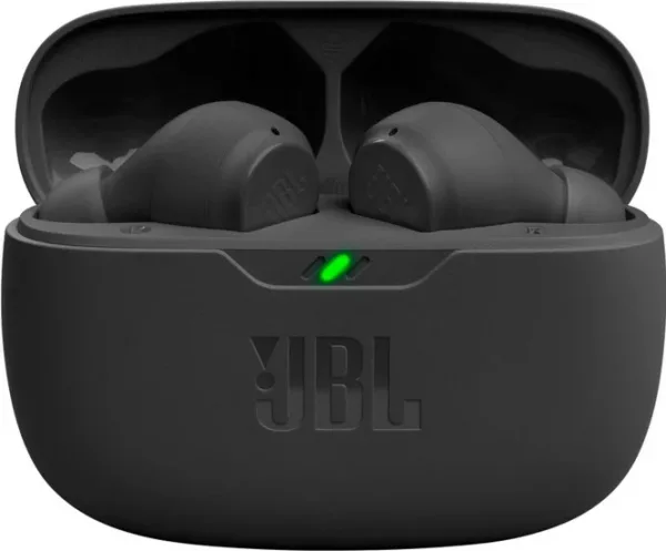 Auriculares Bluetooth JBL Wave Beam con estuche de carga/ Autonomía 8h/ Negros