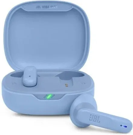 Auriculares Bluetooth JBL Vibe Flex con estuche de carga/ Autonomía 8h/ Azul
