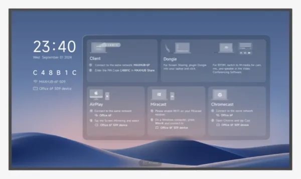 Display Maxhub Nd86Cmb 86" Serie Cmb Expo Interior
