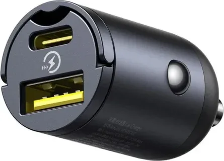 Baseus Tiny Star Mini Car Charger (U+C) 30W Cosmic Black