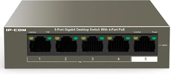 Switch IP - com g1105p - 4 - 63w 5 puertos