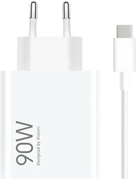 Cargador de Pared GaN Xiaomi 90W HyperCharge Combo (Type-A)/ 1xUSB + Cable USB Tipo-C/ 90W