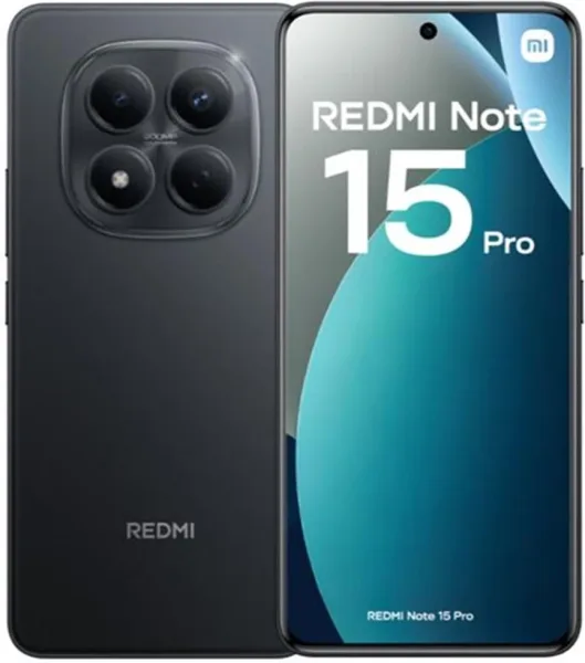 Movil smartphone redmi note 15 pro 8gb 256gb 6.77 pulgadas negro