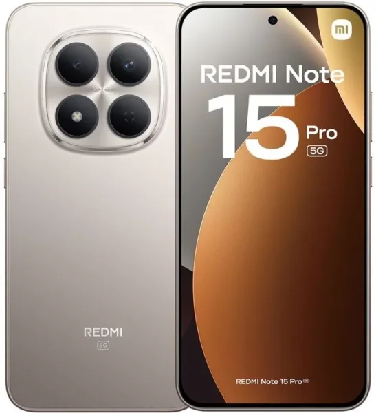 Smartphone Xiaomi Redmi Note 15 Pro 12GB/ 512GB/ 6.83"/ 5G/ Titanio