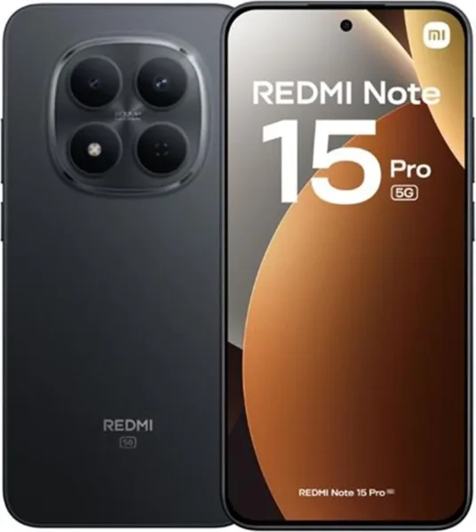 Telefono movil smartphone xiaomi redmi note 15 pro 5g - 8gb - 256gb - 6.83 pulgadas - negro