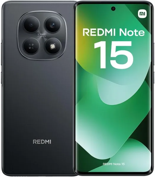 Smartphone Xiaomi Redmi Note 15 6GB/ 128GB/ 6.77"/ Negro