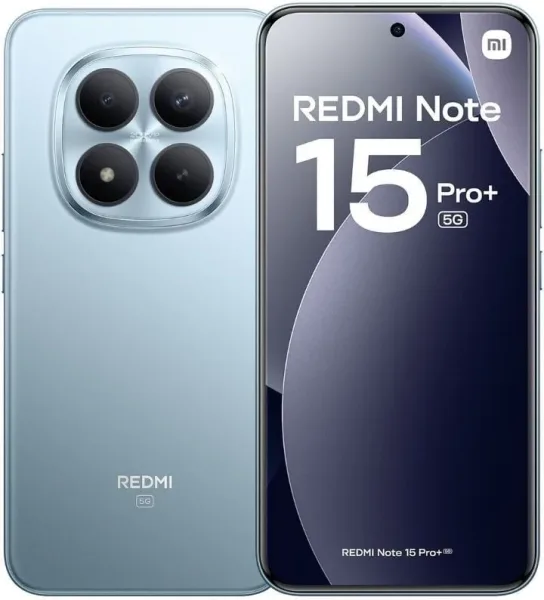 Smartphone Xiaomi Redmi Note 15 Pro Plus 12GB/ 512GB/ 6.83"/ 5G/ Azul Glaciar