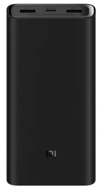 Power Bank Xiaomi Redmi Bateria 20000 Mah Carga Rapida 2Xusb-A 1Xusb-C