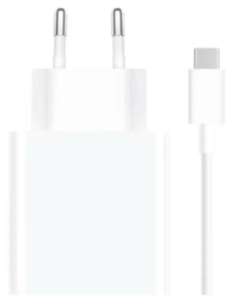 Cargador de Pared Xiaomi Tipo-A 33W + Cable White