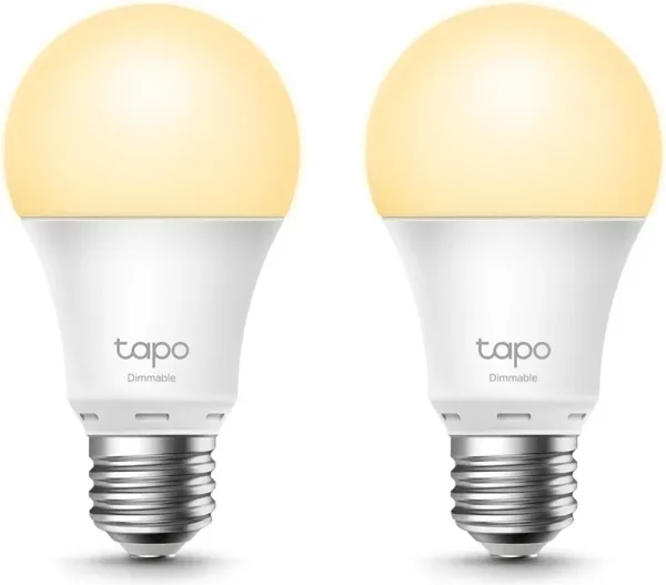 Tapo L510E(2-pack) Bombilla inteligente 8,7 W Metálico, Blanco Wi-Fi