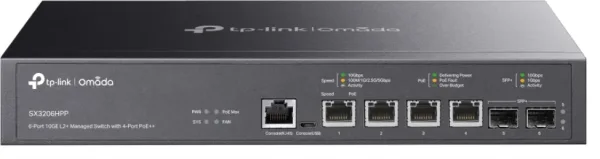 TP-Link SX3206HPP Switch 4x10G PoE++ 2x10Gb SFP