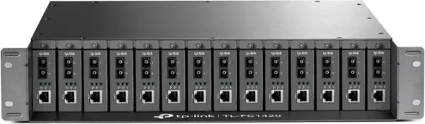Accesorio Omada Chasis de Conversor de Medios 14 Slots Rack Fc1420