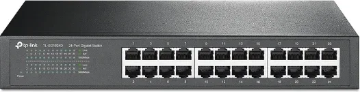 Switch 24 puertos Gigabit 10/100/1000Mbps TL-SG1024D Rack 1U