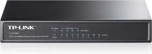 Switch TP-Link SF1008P 8 Puertos/ RJ-45 10/100 PoE