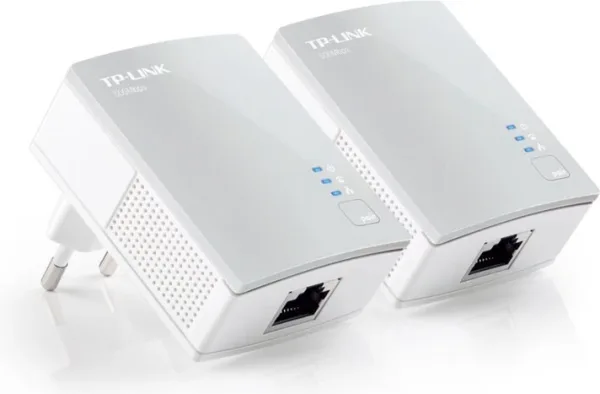 Pack x2 adaptadores de red linea electrica 500mbps powerline tp - link tl - pa4010kit