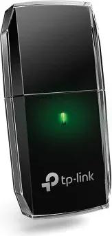 Adaptador USB 2.0 dual band WiFi ac600 2.4 GHz y 5ghz tp - link negro