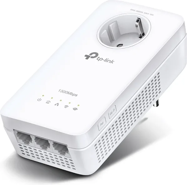 Adaptador WiFi powerline AC tp - link tl - wpa8631p gigabit av1300