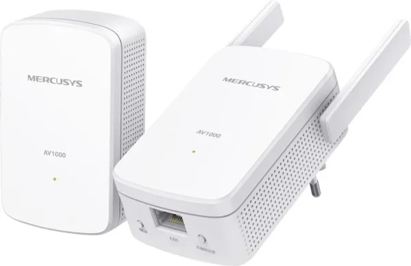 Kit de repetidores WiFi mercusys mp510 kit av1000 gigabit -  300mbps -  pack 2 unidades