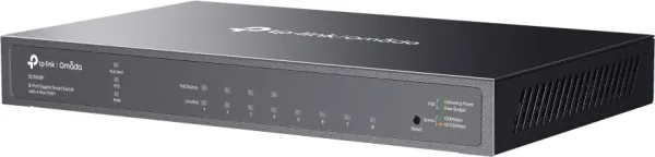 TP-LINK TL-SG2008P switch Gestionado Gigabit Ethernet (10/100/1000) Energía sobre Ethernet (PoE)