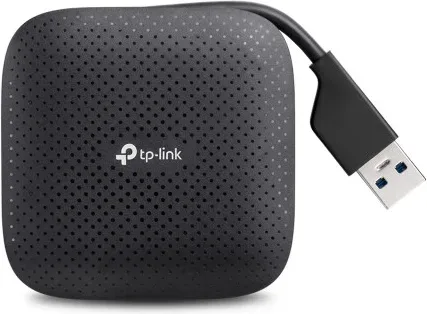 TP-LINK UH400 hub de interfaz USB 3.2 Gen 1 (3.1 Gen 1) Type-A 5000 Mbit/s Negro
