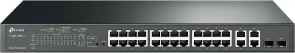 Switch 24 puertos 10 - 100mbps + 4ptos gigabit poetp - link