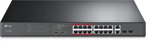 Switch Tp-Link 16 Puertos 100Mbp + 2 Puertos Gb Unmanaged
