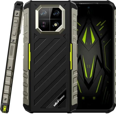 Ulefone Smartphone Armor 22 Green 4G/ 6.58" HD/ Helio G96/128GB ROM/8GB RAM/8Mp/6600Mah/Ip68
