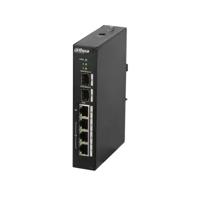 (Dh-Pfs4206-4P-96) Dahua Switch PoE L2 Gestionable 3 Puertos + 1 Uplink Gigabit Hipoe + 2 Sfp