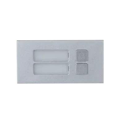 (Dhi-Vto4202F-Mb2) Dahua Módulo con 2 Botones para Videoportero Exterior Modular Serie Vto4202F 50X100Mm