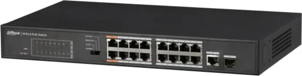 (Dh-Pfs3117-16Et-135) Dahua Switch PoE 16 Puertos + 1 Puerto Gigabit