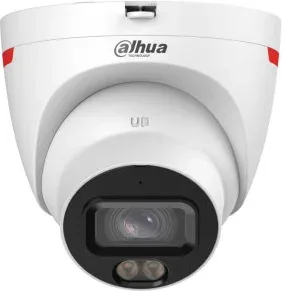 (Dh-Ipc-Hdw2849Tp-S-LED-0280B-Pro) Dahua Camara IP Wizcolor Turret Wizsense Serie 2 8Mp con Inteligencia Artificial Soporta microSD 256GB, 12 Vdc/PoE, Smd Plus, Wdr 120Db, Optica Fija  2.8Mm