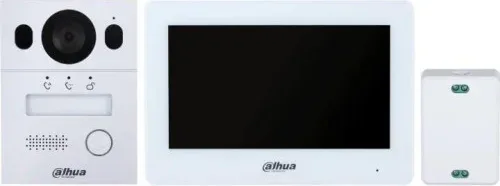 (Dhi-Ktx01(S)/Dhi-Vto2003F/Dhi-Vth5123H-W-S2) Dahua Kit Videoportero para Instalacion en Superficie, 2 Hilos, Ip65, Ik07