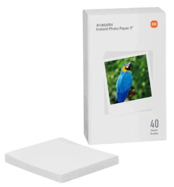 Papel Fotografico Xiaomi Mi Instant Photo Paper 3" (40 Sheets)