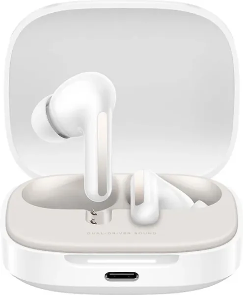 Auriculares Bluetooth Xiaomi Redmi Buds 6 con estuche de carga/ Autonomía 10h/ Blancos