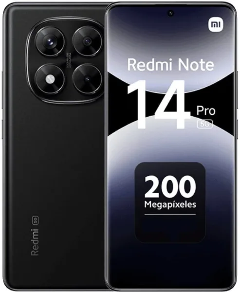 Smartphone Xiaomi Redmi Note 14 Pro 8GB/ 256GB/ 6.67"/ 5G/ Negro Medianoche