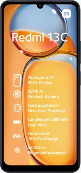 Smartphone Xiaomi Redmi 13C NFC 6,74 4G HD+ Dualsim A13.0 8GB/256GB Black
