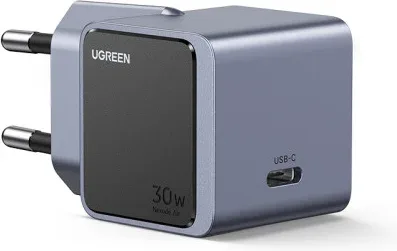 Ugreen Nexode S 30W USB-C GaN Fast Charger EU gray Teléfono móvil, Batería portátil, Teléfono Gris Corriente alterna Interior