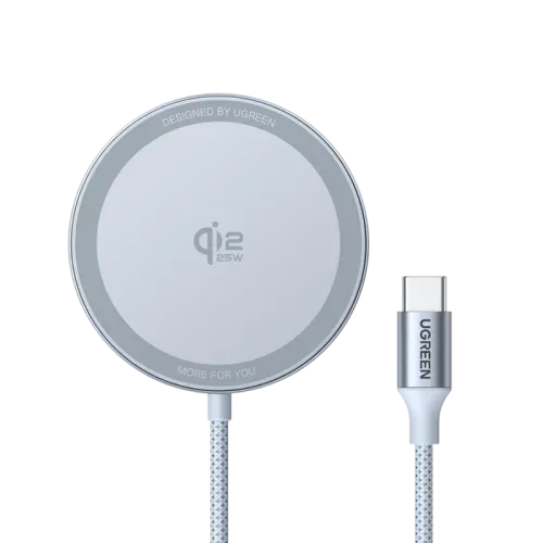 Ugreen MagFlow Smartphone Gris USB Cargador inalámbrico Auto